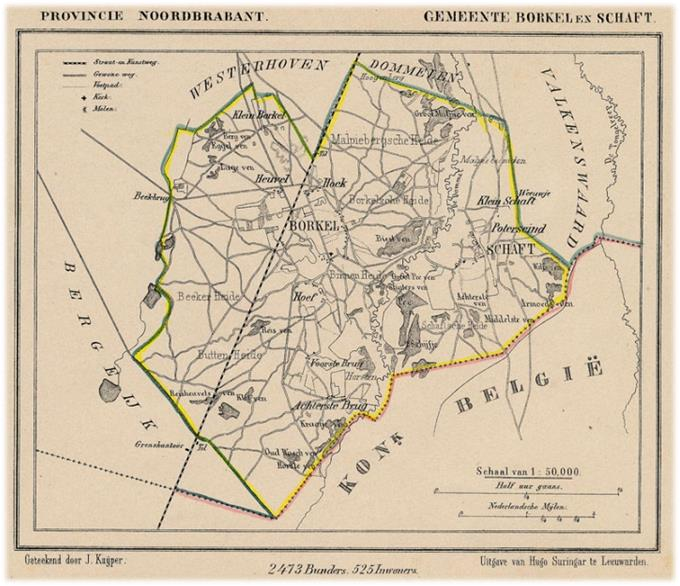 borkel en schaft in 1867